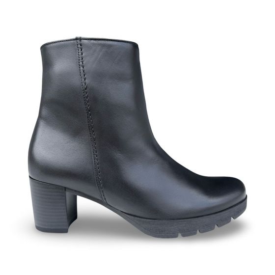 gabor dames enkellaars 72.071.57 lammnappa zwart g adviesprijs €125 nu aan €100