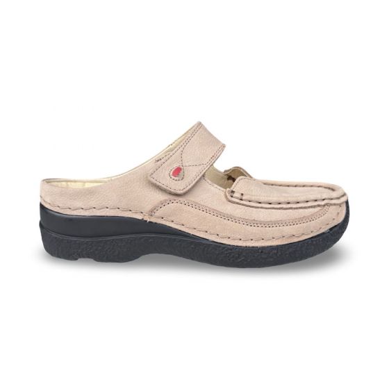 wolky dames pantoffel 0622713125 roll slipper safari nub adviesprijs €139 nu aan €125