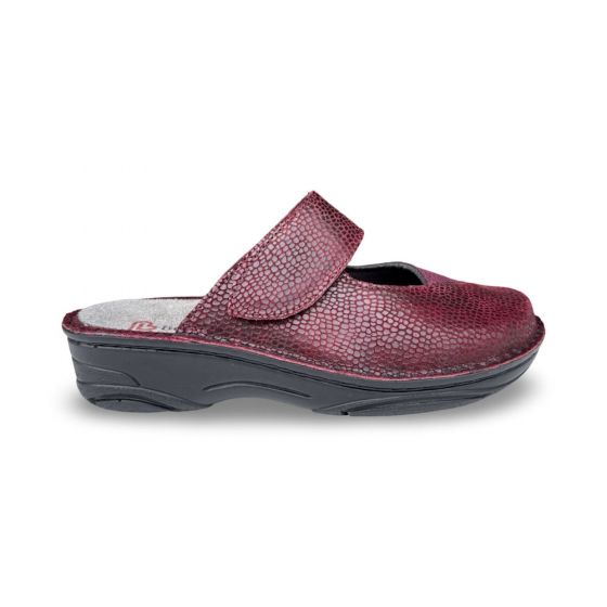 berkemann dames pantoffel 03457218 heliane bordeaux stretch g adviesprijs €130 nu aan €117