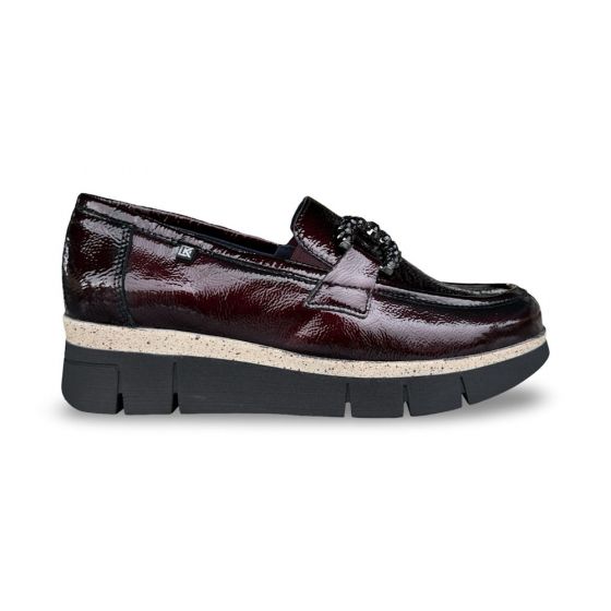 fluchos dames mocassin d9325na india naplak burdeos adviesprijs €110 nu aan €88