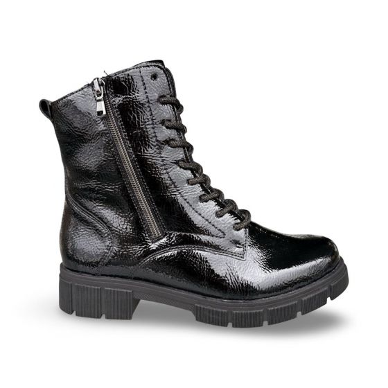 remonte dames hoge schoen d2s7202 lagro black g adviesprijs €100 nu aan €80