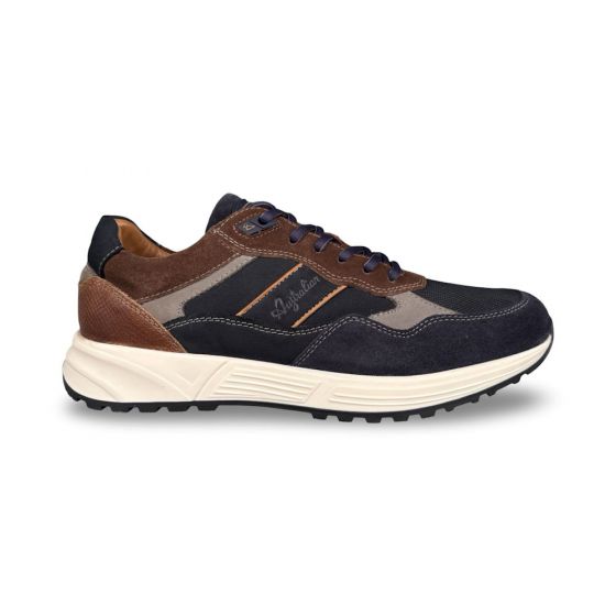 australian heren sneaker 15168802slb grants blue brown grey adviesprijs €149 nu aan €119
