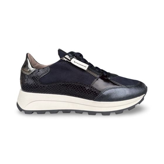dlsport dames sneaker 670204 dubai blue suede blue adviesprijs €179 nu aan €143