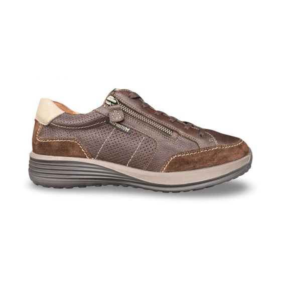mephisto sacco heren sneaker  sacco chestnut adviesprijs €215 nu aan €172