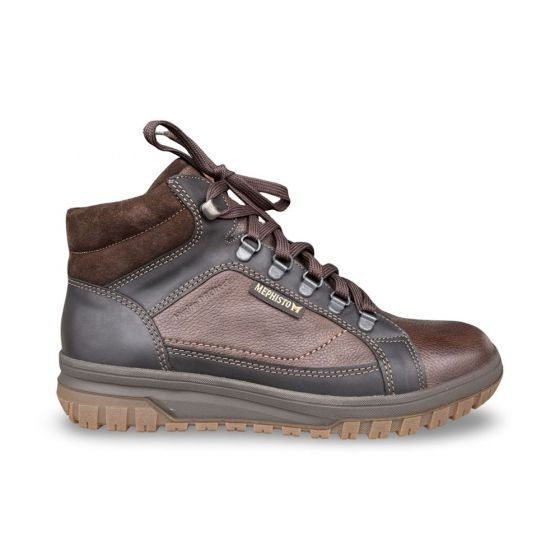 mephisto pitt heren hoge schoen  pitt nevada dark brown adviesprijs €250 nu aan €200