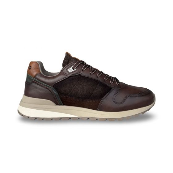 ambitious heren sneaker 140237129am teddy brown combi adviesprijs €125 nu aan €100