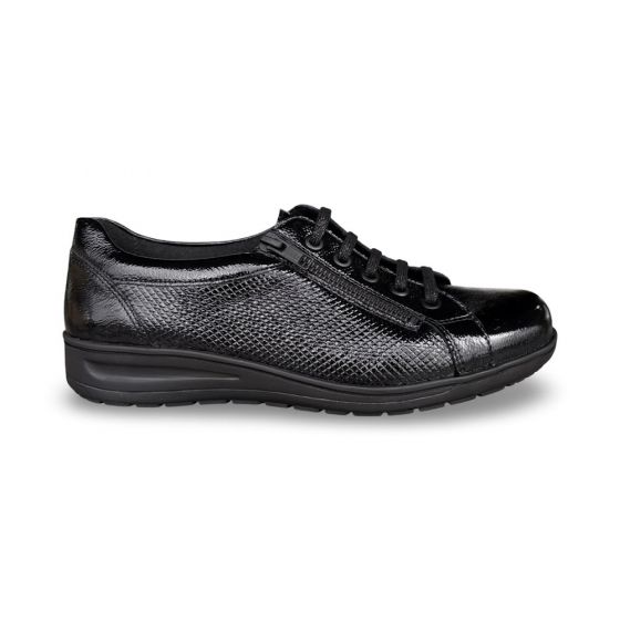 solidus dames lage schoen 2900101180 kate perllack como zwart k adviesprijs €189 nu aan €151