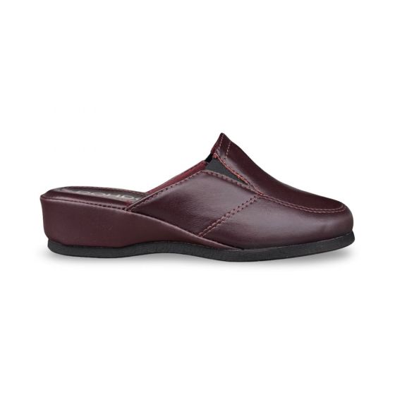 rohde dames pantoffel 614248 mandal leder weinrot g adviesprijs €69 nu aan €62
