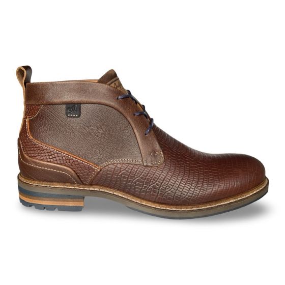 australian heren hoge schoen 15170101d21 otimo cognac adviesprijs €169 nu aan €135