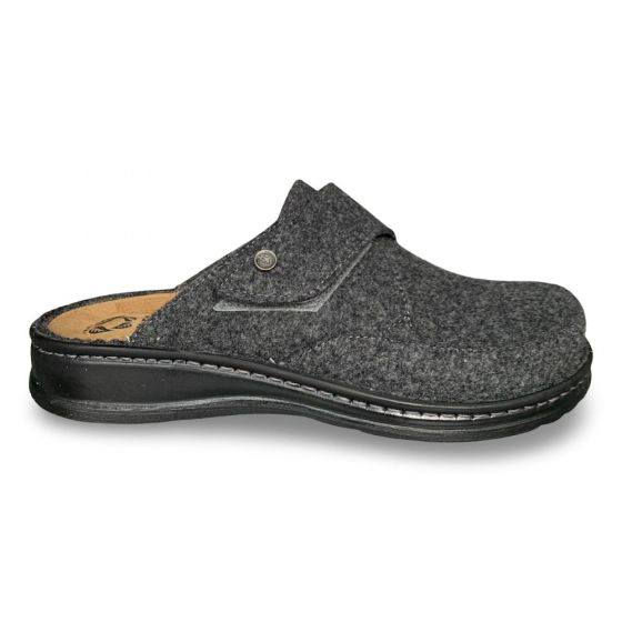 mubb heren pantoffel 504525923 darkgrey adviesprijs €69 nu aan €62 maat 44 