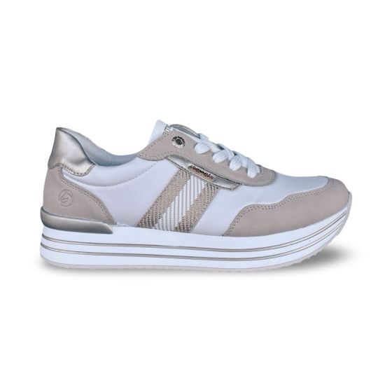 remonte dames sneaker d133181 morelia perl wit offwhite g maat 41 