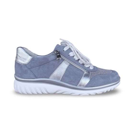 semler dames sneaker l5315347988 lena stretch sky silber h maat 39.5 