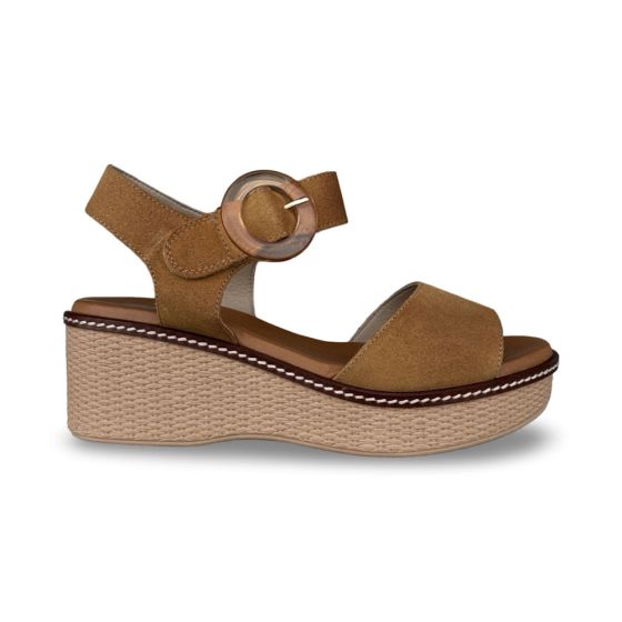 dorking dames sandaal d9450camel nido ca calf camel maat 41 