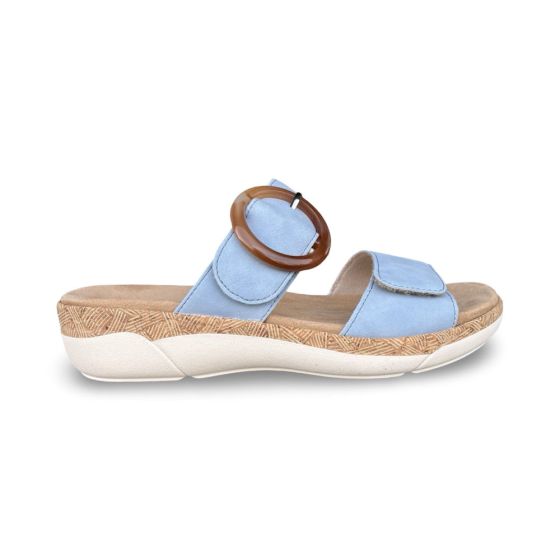 remonte dames slipper r685810 morelia aqua f maat 36 