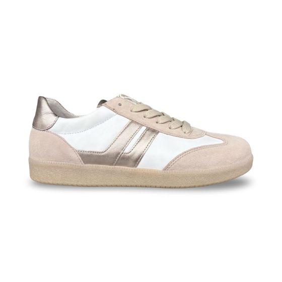 gabor dames sneaker 83.300.12 samtchevr oak wit puder f maat 39.5 