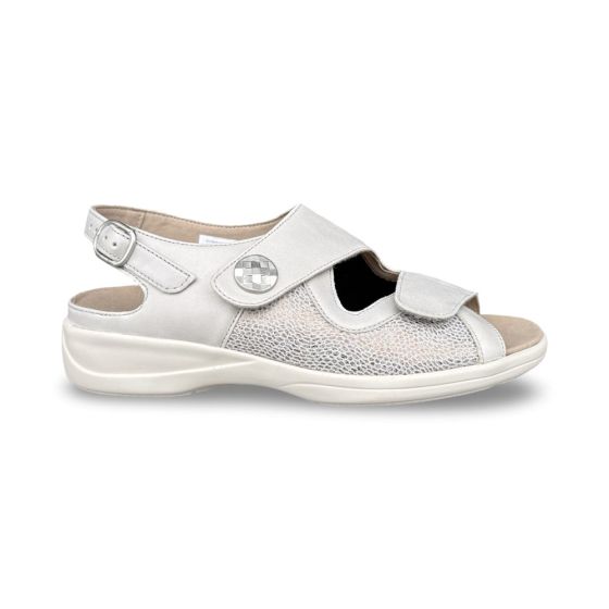 solidus dames sandaal 7350040676 lia flex platin h maat 37.5 