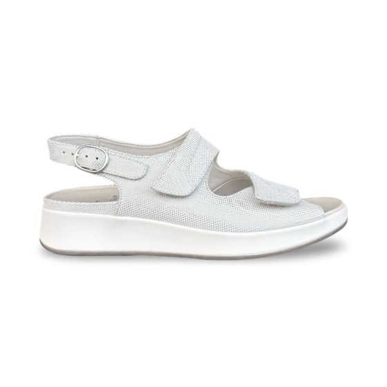 solidus dames sandaal 7550021026 hannah silver h maat 40 