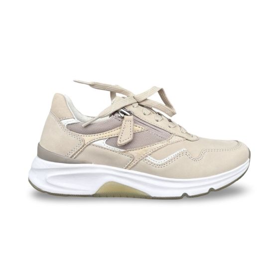 rollingsoft dames sneaker 8689631 rollingsoft puder weiss