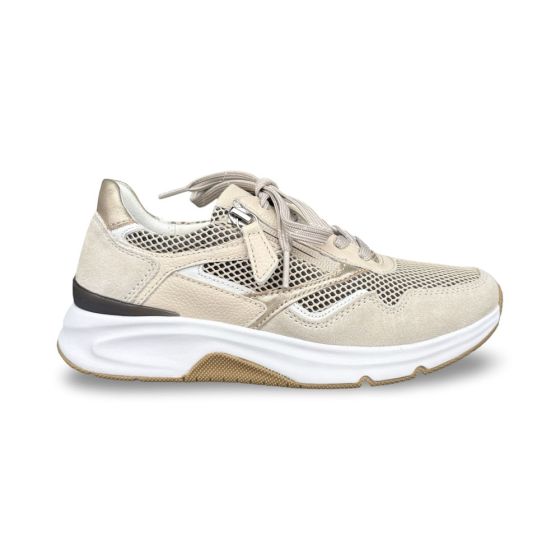 rollingsoft dames sneaker 8689682 rollingsoft beige weiss