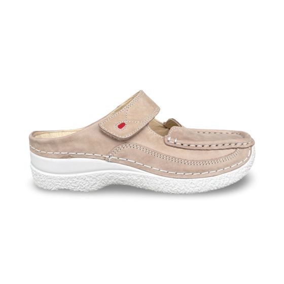 wolky dames pantoffel 0622736125 roll slipper leather safari