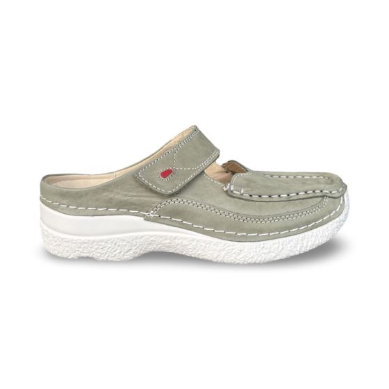 wolky dames pantoffel 0622736701 roll slipper green