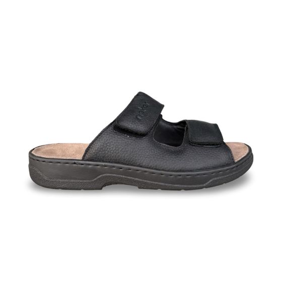 rieker heren slipper 2039000 menka zwart h
