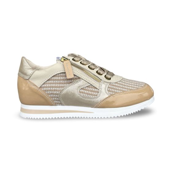 dlsport dames sneaker 699401 gloss beige