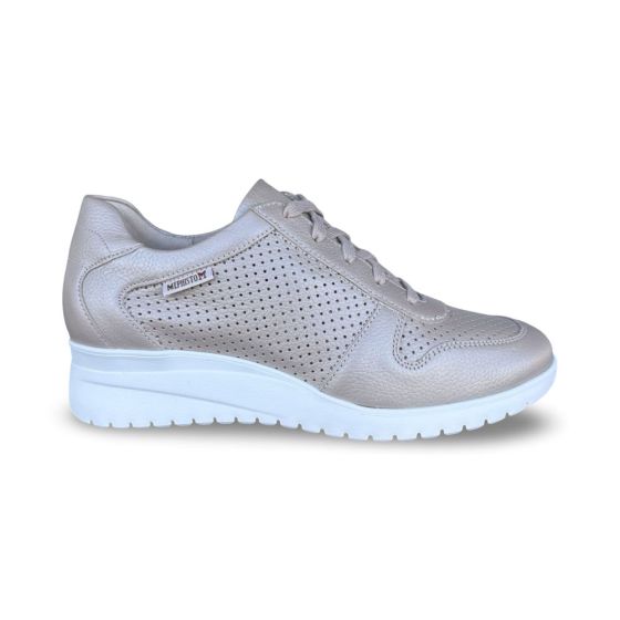 mephisto isa dames sneaker  isa perf beige maat 39.5 