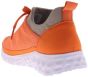 MEPHISTO nature dames sneaker  nature wing orange achteraanzicht